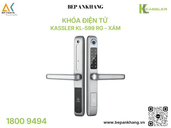 Khóa điện tử Kassler KL-599 RG - Xám